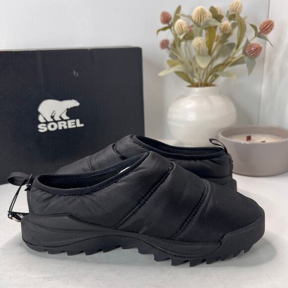 Sorel Ona RMX Puffy Slip-On Shoes Shoes Black NL5053-010 Women's 5.5 - Picture 7 of 10